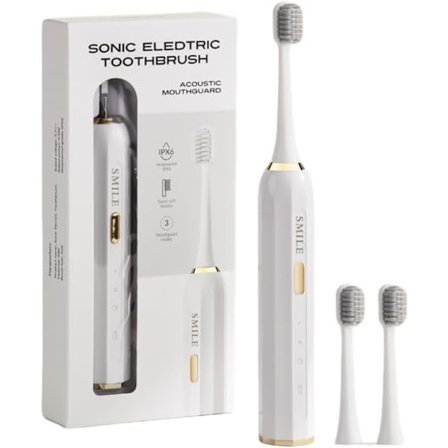 Uppladdningsbar Elektrisk Tandborste för Vuxna med Fransk Båge