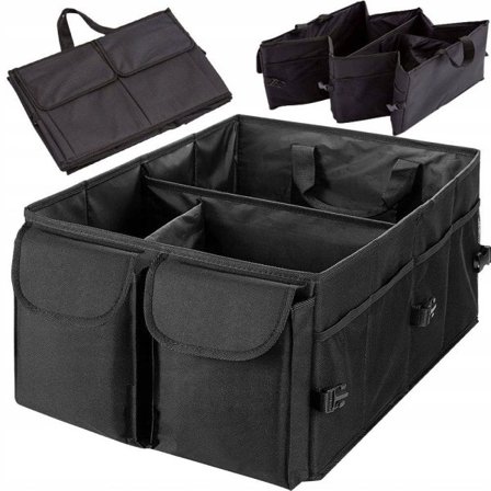 Bagagerumstaske / Sammenklappelig Organizer til Bil - Opbevaring Sort