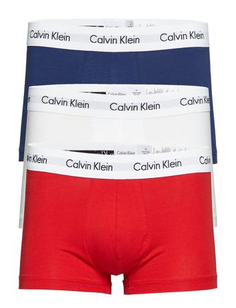 3P Low Rise Trunk Boxershorts Multi/mønstret Calvin Klein