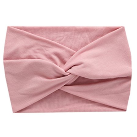 5-pak (malerfarve) Bredt Pandebånd - Sport Kryds Pandebånd til Kvinder - Elastisk Yogapandebånd - Svedabsorberende Bandana