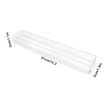 Vægmonteret opbevaringsboks til figurer Showcase Clear Acrylic Bli 1PCS