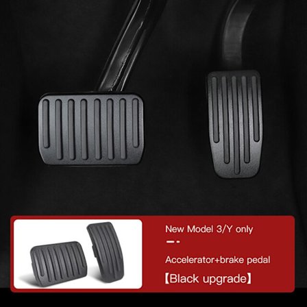 Til Tesla Model 3 Model Y-fodpedal Brændstofbremsepedalstøttepedalpuder