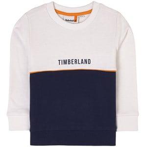 Kids - Timberland Kids Navy Colorblock Sweatshirt 6 Years - Jumpers and knitwear - 6 years - Navy - Junge