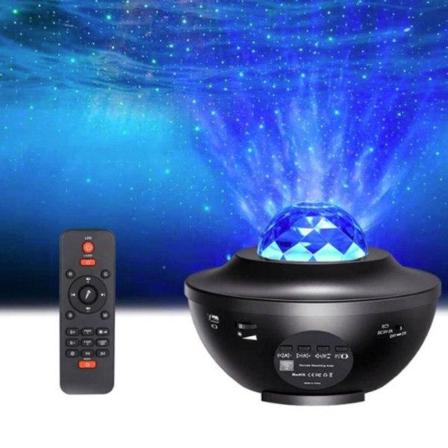 Led Galaxy Light - Stjärnlampa / Nattlampa Stjärnprojektor Svart