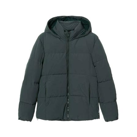 Mango Short thermoregulating anorak Grøn, Herre Dunjakker