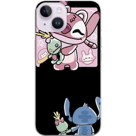 Apple iPhone 15 L pin kyv kuori Stitch yst v t