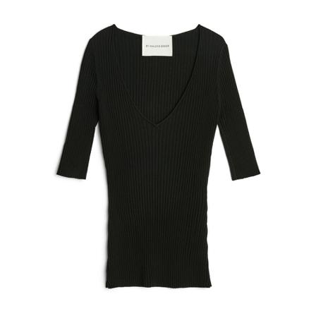 By Malene Birger Ajunie Bluser Q70929007 Sort, Dame