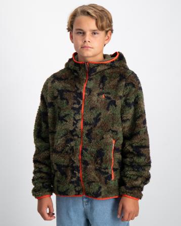 Polo Ralph Lauren P-Layer 2 Teddy Fleece Jacket Grün Hoodies/Kapuzenpullover Jungen - Kidsbrandstore