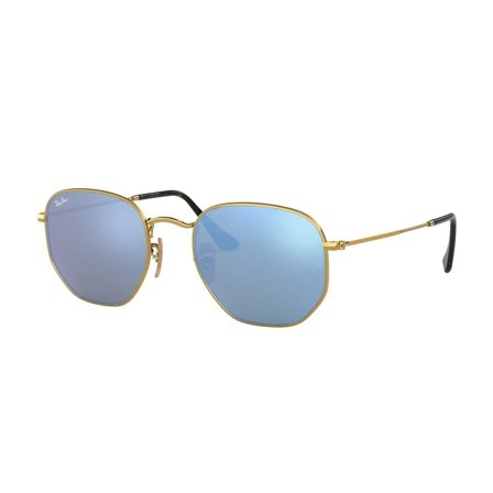 Ray-Ban Hexagonal flat lenses - Solglasögon - Guld - RB3548N 001/9O 48