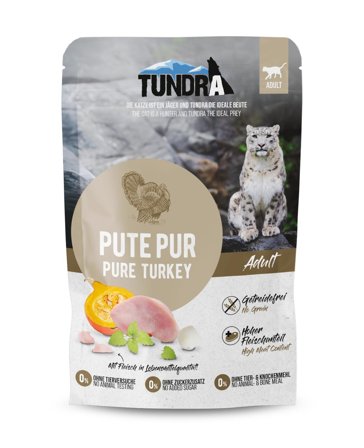 Tundra Pouch Kalkun 16x85g - Våtfôr