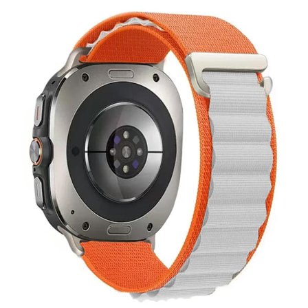 Alpine Nylonarmband kompatibel med Samsung Galaxy Watch 8 44mm 40mm Classic 46mm Bekvämt armband Galaxy Watch Ultra 2025 47mm