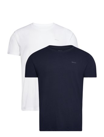 C-Neck T-Shirt 2-Pack Patterned GANT