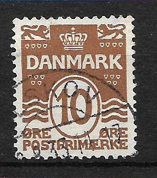 Danmark - AFA 185y - Stemplet