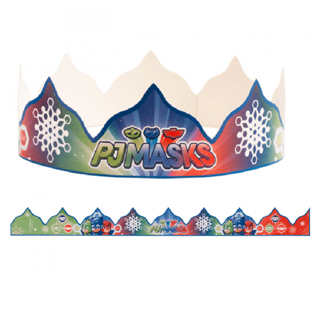 Papperskrona Pyjamashjältarna - Pyjamashjältarna Kalas Dekoration - Kalaslagret.se