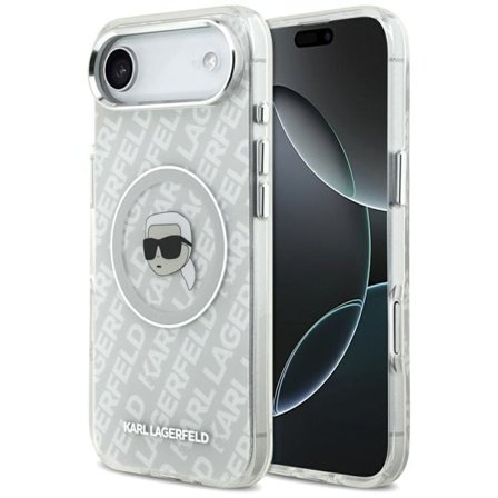 Karl Lagerfeld IML Karl Head Logo MagSafe iPhone Air Case - Grå