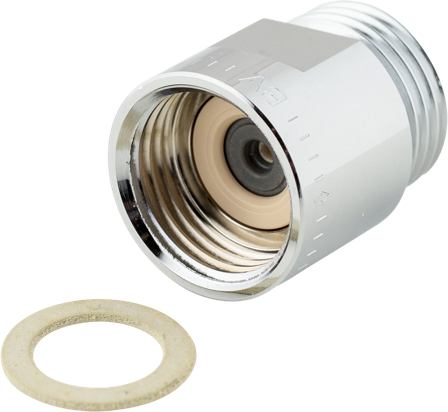 Mora S600075 Mellankoppling G½ x G½, med backventil., Installation