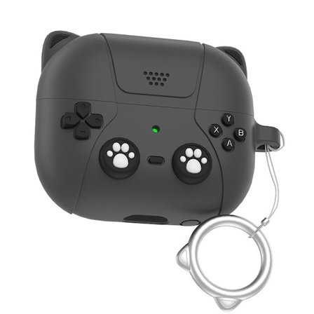 Samsung Galaxy Buds Live/Buds 2/Buds Pro/Buds 2 Pro/Buds FE, myk silikon beskyttelsesetui, øretelefon skall, mørkegrå