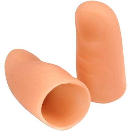 2 stk fingerlys, magisk lysende finger, falsk finger, Halloween-spøkverktøy