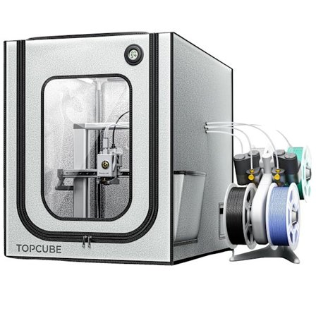 3D-skrivarskydd, LED-lampa, ljuddämpning,A1 Hölje