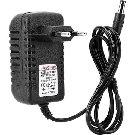 16.8V/1A Varmebestandig Li-ion-laderadapter, 100-240V inngang, Litiumbatteriladeradapter, EU-plugg