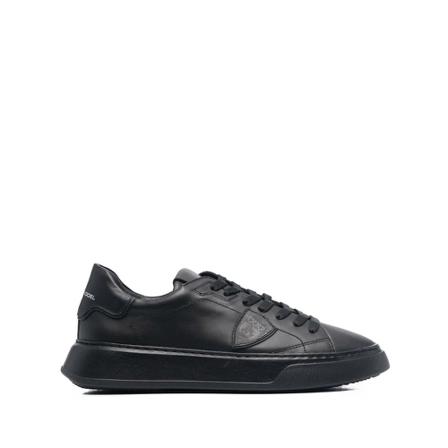 Philippe Model Sneakers Temple Veau Sort, Herre, Størrelse: 45 EU