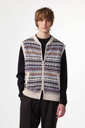 NN.07 Robbie Weste Herren Multi Certified Wool
