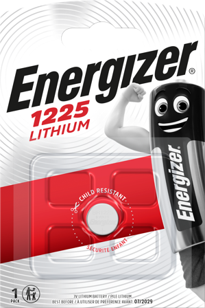 Energizer Lithium Knappecellebatteri 1225, 3 V, Elfordeling & strømforsyning