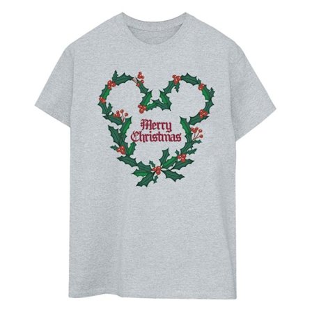 Disney Dam/Damer Mickey Mouse God Jul Holly Bomull