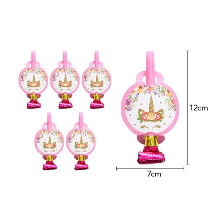 145 st Födelsedagsdekorationer för Barn Kalas Set Flicka Grattis på Födelsedagen Regnbåge Enhörning Tema Kalastillbehör