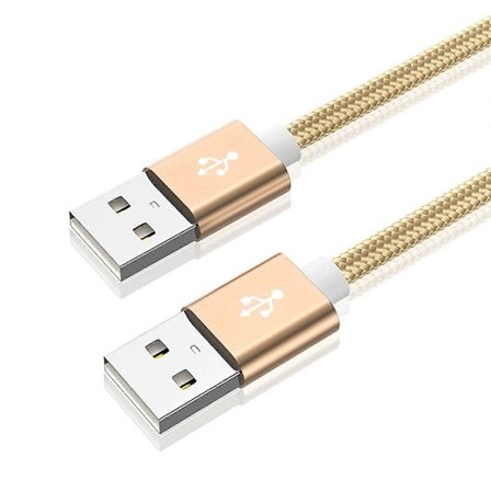USB 2.0 Förlängningskabel Hane till Hane 480Mbps Kompatibel med Skrivare, Kameror, Möss, Tangentbord, 1,8m och 3m Alternativ (FMY)