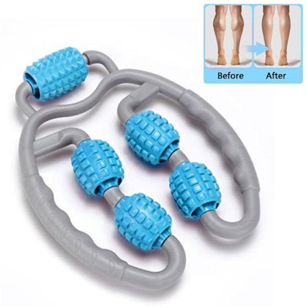 Skumrulle Massager til Benmuskler Hjemme Relief Efter Træning Workout Selvmassager Relief Dyb Væv Smerter Facsia, Blå