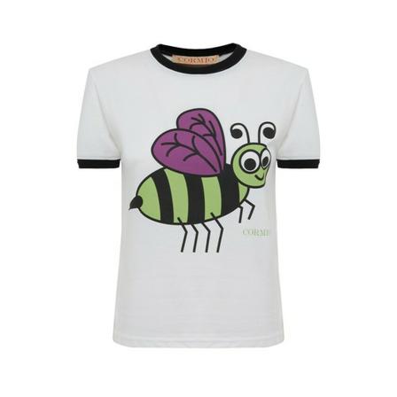 Cormio, T-Shirts Wit, Dames, Maat:M
