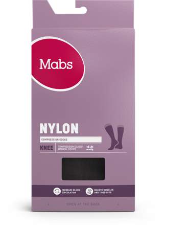 Mabs nylon knestr K1 sort L