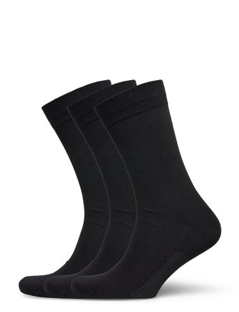 Egtved Egtved Socks Cotton 3-Pack - Black - 40-45
