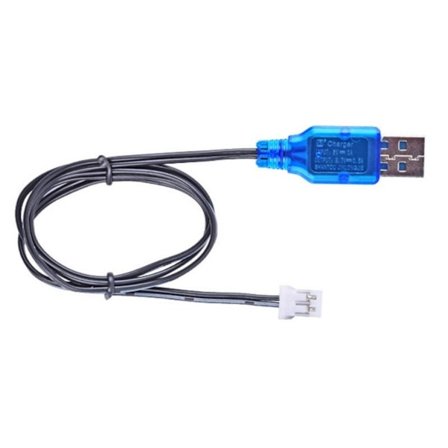 PH2.0 2P USB-ladekabel til 3,7V Lithium 18650-batterier i elektronik
