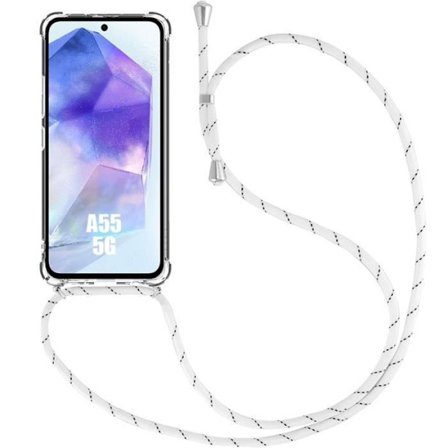 Skyddsskal - BOOLING - för Samsung Galaxy A55 5G - Flexibelt - Silikon - Transparent