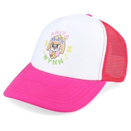 Iconic - Rosa trucker Keps - Anita Max Wynn Foam Fuchsia/White Trucker @ Hatstore