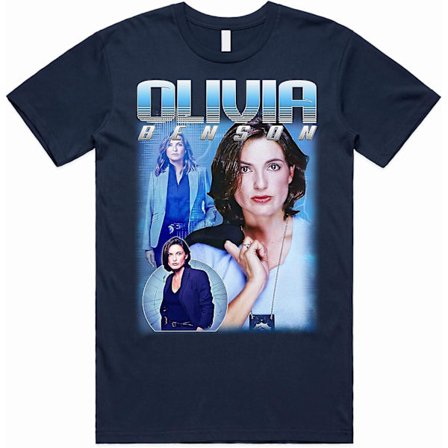 Olivia Benson Homage Top Us Tv Show Law And Order Elliot Gift Herr T-shirt för kvinnor