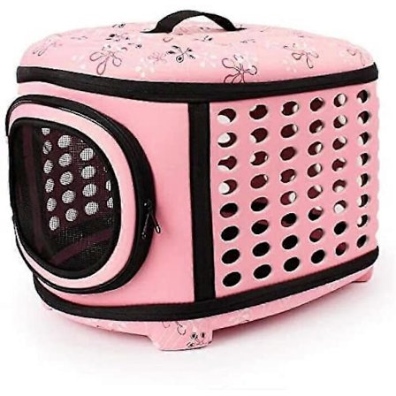 Håndveske Bur Bærbar Sammenleggbart Bur, Egnet For Hund, Katt, Valp Reise Og Utendørsaktiviteter (liten Størrelse Anbefales For Kjæledyr Innen 3kg)