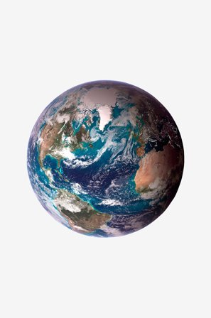 Malerifabrikken - Bilde The Blue Marble - Blå - Bilder & skilt - 90X90 - Fra Homeroom