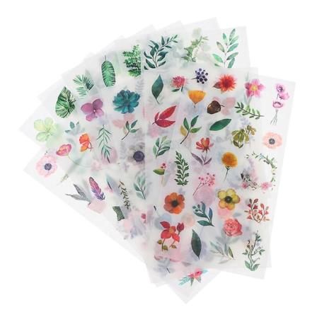 16X9cm dekorative klistremerker 48 ark Scrapbook Craft Stickers Cr