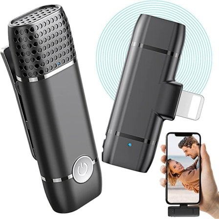 Trådlös lavaliermikrofon - Plug and Play-inspelning (PA)