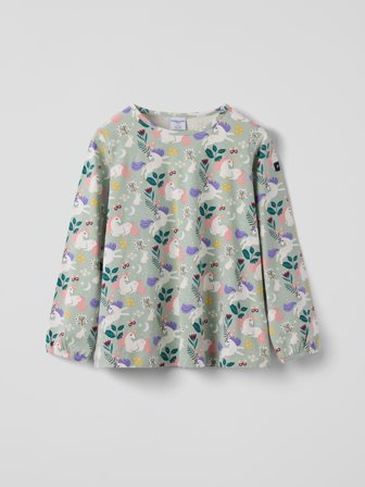Polarn O. Pyret - Long-sleeved top unicorns - 122 - Childrenswear - green