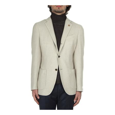 Lardini - Kavajer - Beige - Herr - Storlek: M, Herr, Storlek: M