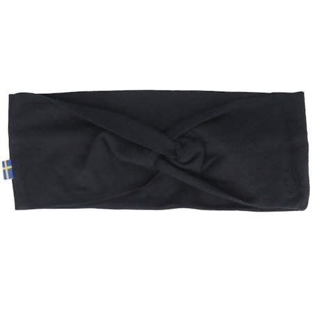 Fjällräven - Musta headband Beanie - Abisko Wool Black Headband @ Hatstore