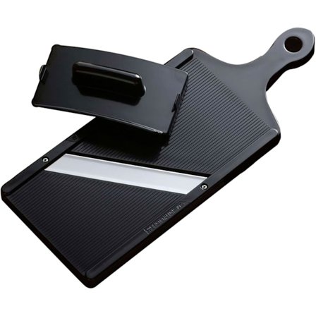 35950 Kålskärare, bred, för fluffiga julienneskurna bitar, 0,04 tum (1 mm) bred, vasst blad, med klämma för att skiva hela eller halva kålhuvuden.