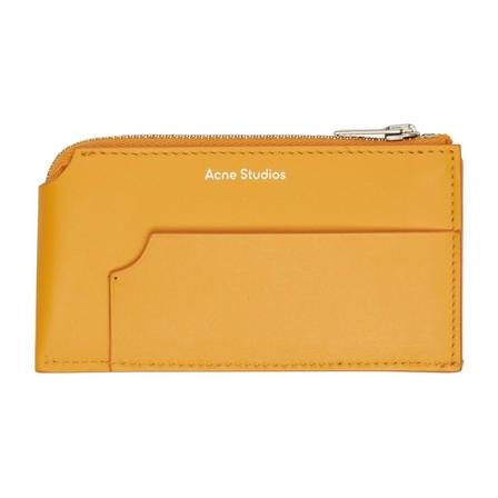 Acne Studios, Wallets & Cardholders Pomarańczowy, Mężczyzna, Rozmiar: ONE Size