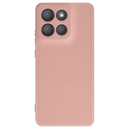 Coque för Moto G86 / G86 Power Soft-Touch i silikon serie Fast Cover rosa