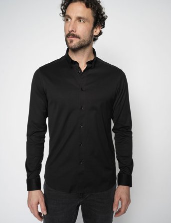 Mos Mosh Gallery Mmgmarco Jersey Shirt - Black - L