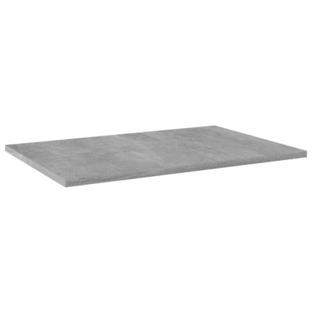 Vidaxl Hyllplan 8 St Betonggrå 60x40x1,5 Cm Konstruerat Trä Grå